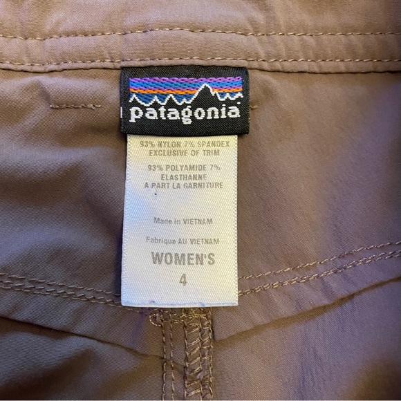 Patagonia Brown Roll Up Bermuda Solimar Shorts Sz 4 - Picture 8 of 9